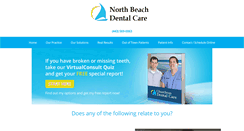 Desktop Screenshot of northbeachdentist.com